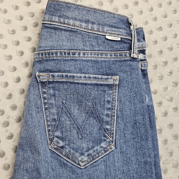 MOTHER The Insider Jeans In So Long 33" Size 25 Womens - Picture 4 of 15